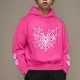 thumbnail image 6 of Linfrsh Little Boys Little Winter Clothes Toddler Fall Pajama Outfits Long Sleeve Hooded/Crewneck Sweatshirt And Jogger Pants Sets Fall Winter Pajama Set Hot Pink,2-3 Years, 6 of 7