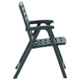 thumbnail image 3 of vidaXL Garden Chairs 4 pcs Plastic Green, 3 of 5