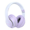 thumbnail image 2 of Bluetooth Headphones Over Ear, 65H Playtime and 6 EQ Music Modes Wireless Headphones with Microphone, HiFi Stereo Foldable Lightweight Headset, Deep Bass for Home Office Cellphone PC Ect. - Purple, 2 of 3