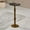 Black, variant on WHGBJA Small Round Metal Brass Height-Adjustable Side Table, Accent, End, Pedestal, Martini, Cocktail and Drink Table for Living Room and Small Spaces,Faux Marble Top Style Decor,White