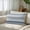 Blue Green White, variant on Silk Satin Pillowcase, Ethnic Blue Stripes Abstract Geometric Rectangle Brushed Pillow Covers 16x24in Damask Flower Boho Style Decorative Throw Pillows Protector Cushion Case for Sofa,Patio,Couch