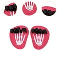 thumbnail image 6 of Vsenkes Weight Gloves Anti Slip Workout Gloves for Fitness Deadlift Exercise Rose red, 6 of 9