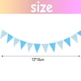 thumbnail image 2 of Juego de 4 banderines con bandera triangular de oro caliente, banderines, decoraciones para fiestas, banderas de papel colgantes para graduación, cumpleaños, suministros para fiestas de bodas, 2 of 6