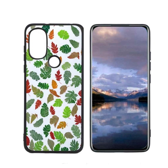 Compatible with Moto G Power 2022 Phone Case, Leaves-164 Case Men Women, Flexible Silicone Shockproof Case for Moto G Power 2022