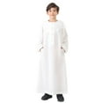 thumbnail image 2 of Arabic Thobe Long Sleeve Kaftan Robe - Embroidered National for Teenage Boys Children's Wear, 2 of 6