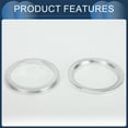 thumbnail image 5 of Unique Bargains Hub Centric Rings, 64.1mm ID to 82mm OD Vehicle Wheel Hubrings Aluminum Alloy, 4 Pcs, 5 of 6