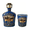 Blue bottle+1, variant on We The People, Patriotic, 250th Anniversary Whiskey Decanter with Liberty Bell Stopper, Bourbon Wine Gift Bottle(red bottle+2)