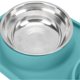 thumbnail image 3 of Non-slip and removable double bowls for dogs and cats, green, 3 of 4