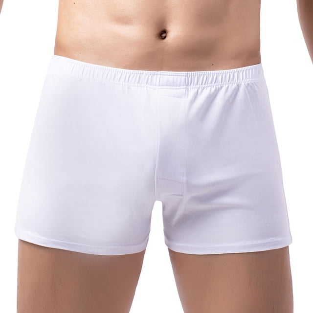 Fridja Hommes Décontracté Mode Uni Séduisant Taille Élastique Respirant Boxeurs Caleçons Courts Classique Multipack Culottes