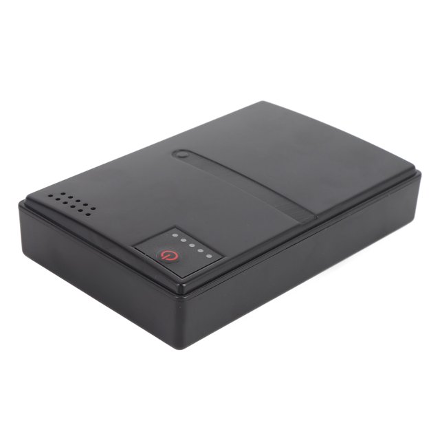 Alimentation Sans Interruption pour Routeur 7200mAh, CC 5V 9V 12V, Indicateur DEL pour Routeurs Modems Optiques MP3 MP4 au Design Compact
