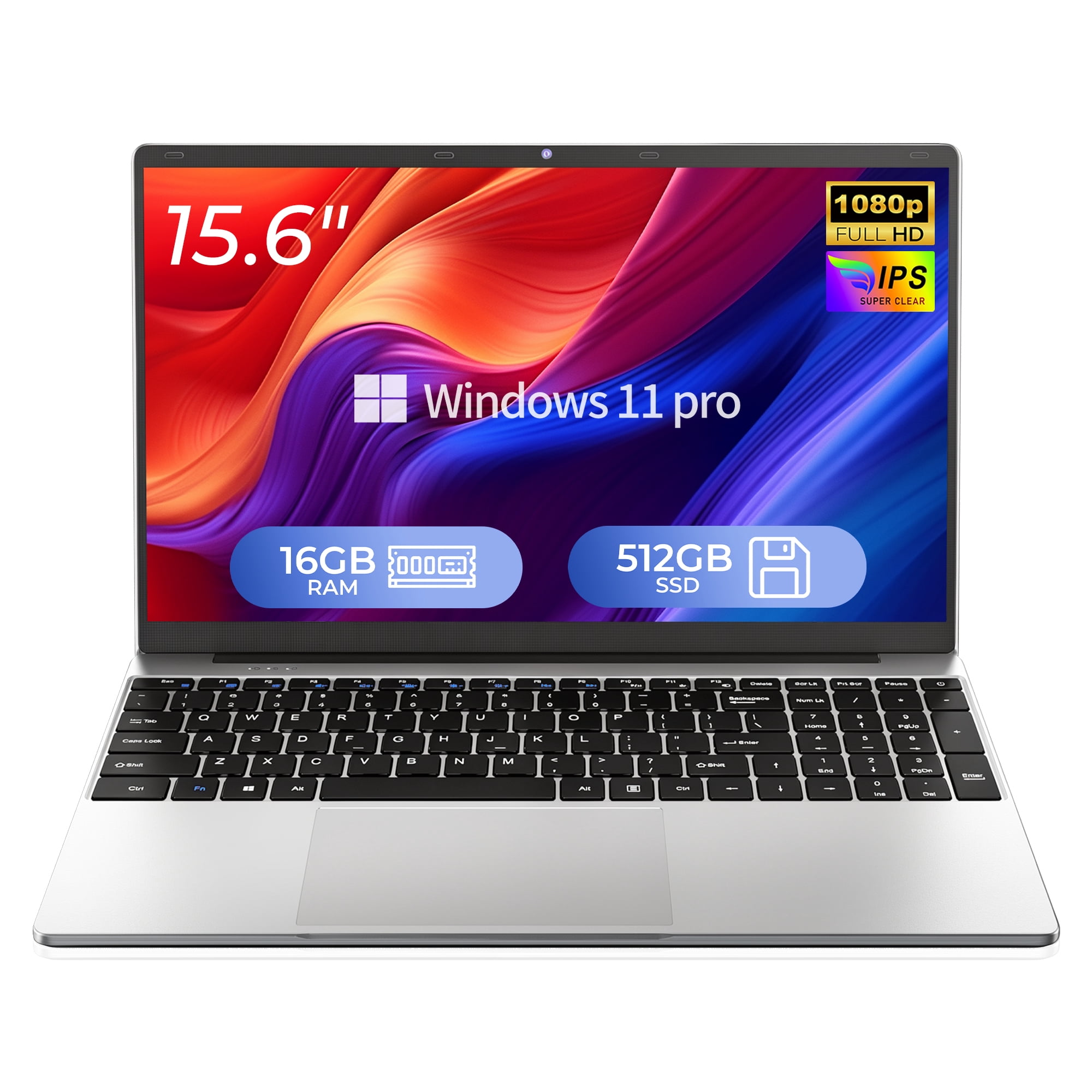 2-in-1 Windows 11 Pro Tablet/Laptop 12GB RAM 256GB SSD,10.1
