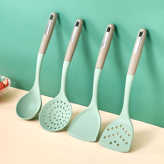 ACDANC Non-Stick Silicone Kitchen Utensils,BPA Free,Baking,Serving and Cooking Utensils