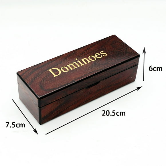 Domino 28 pieces melamine dominoes boxed indoor board game wooden packaging chess game toy double six