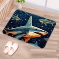 thumbnail image 5 of Shark Polyester Non-Slip Game Mat Area Rug Floor Carpet Machine Washable, 5 of 6
