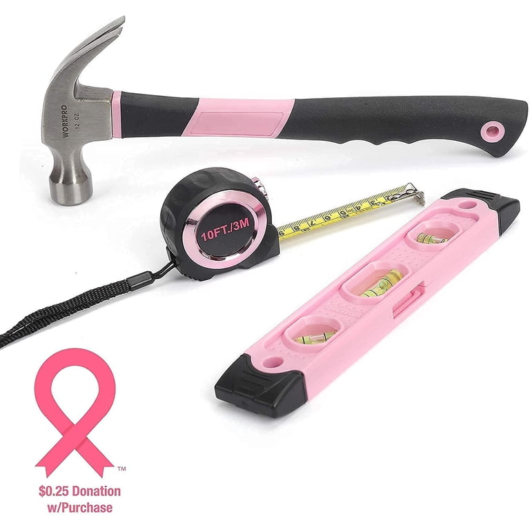 WORKPRO 106-Piece Tool Kit, Pink photo 6