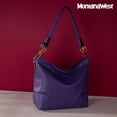 thumbnail image 2 of Bolso Hobo Montana West MWC-128BPP de piel vegana para mujer, 2 of 7