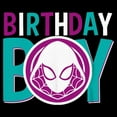 thumbnail image 2 of Boy's Marvel Birthday Boy Ghost-Spider Logo  Graphic Tee Black Medium, 2 of 5