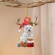 thumbnail image 3 of Adorno de perro de Navidad, letrero colgante de árbol de Navidad de perro lindo de madera, decoraciones de estatuas, figuras de bolas irrompibles de Navidad, decoración, esculturas colgantes de, 3 of 7