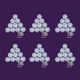 thumbnail image 2 of Renovators Supply Glass Kitchen Cabinet Knobs Diamond Pull Handles 1.18 x 1.18 x 1.18 In. Dresser Drawer Knobs 10 Pcs Per Pack Mushroom Cabinet Furniture Knobs Pulls Pack of 6, 2 of 5