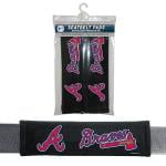 Atlanta Braves Seat Belt Pad 2 Pack