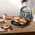 thumbnail image 3 of Sandwichera Tostadora Waffle Maker 750W Eléctrica Antiadherente Revestida para, 3 of 9