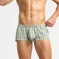 thumbnail image 5 of Sngxgn Mens Boxer Briefs Breathable Underwear for Men(Yellow,M), 5 of 7