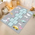 thumbnail image 3 of Dreammotif Hopscotch Children's Room Carpet - High Quality, Soft and Durable, Perfect for Children's Room - Sports Field, 3 of 8