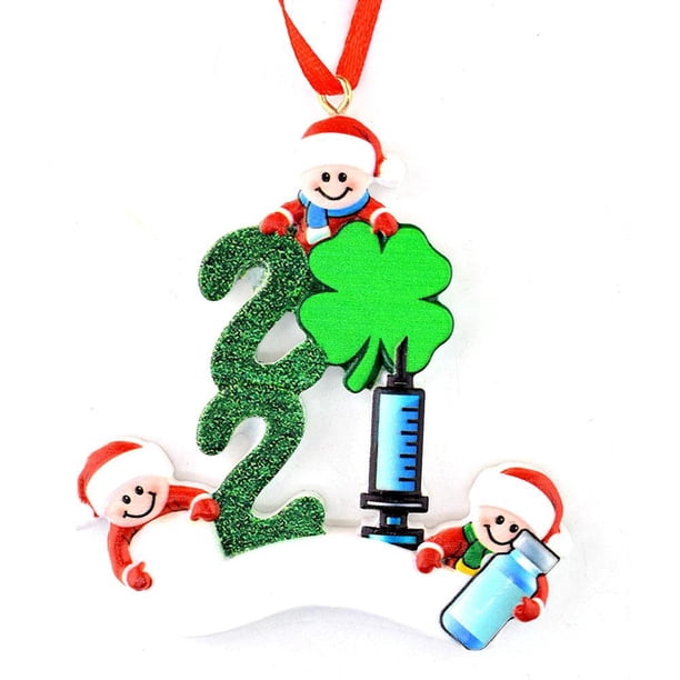 Resina De Navidad Navidad Familia Diy Bendiciones Escritas A Mano Colgantes De Muñeco De Nieve Regalo Para Amigo O Familia Speravity HA040823-05
