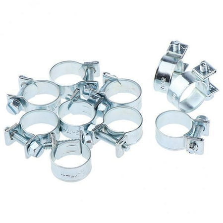 

2 Clamp 10 Pieces Stainless Line Clamp for Plumbing Automotive And Mechanical Application 6-20mm