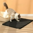thumbnail image 7 of Cat Litter Mat Double Layer Waterproof Non-slip Cat Toilet Pad Washable Bed Mat Pet Mat Nonslip Sand Mat Cat Clean Accessories (Pink,45 30), 7 of 7