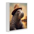 thumbnail image 3 of Stupell Industries Eclectic Tropical Manatee at Sunset White Framed Giclee Art, 24 x 24, by RB, 3 of 8