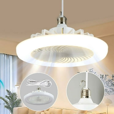 TOPRenddon Low Profile Ceiling Fan - 11" Smart Bladeless eiling Fans with Lights and Remote, Dimmable LED 3 Speeds Enclose Ceiling Fans with Light for Adult Kids Living Room Bedroom
