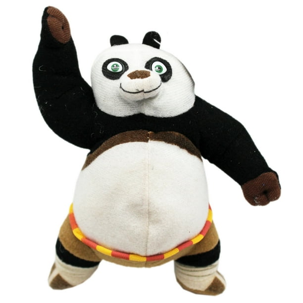 Kung Fu Panda Po In a Fighting Pose Small Size Stuffed Toy (7in