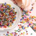 thumbnail image 3 of 500/1000pcs Czech Glass Seed Beads 3/4mm Silver Plated跨境, 3 of 4