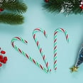 thumbnail image 4 of 12/24/30 Pcs Christmas Candy Cane Ornament Plastic Christmas Tree Hanging Decoration Twisted Crutch Candy Canes for Xmas Home Indoor Outdoor Party Decor, 4 of 7