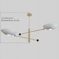 thumbnail image 4 of Large Stilnovo Style Diabolo Articulated Brass Wall Lamp Sconce Mid-Century Modern Brass Wall Lamp, 4 of 6