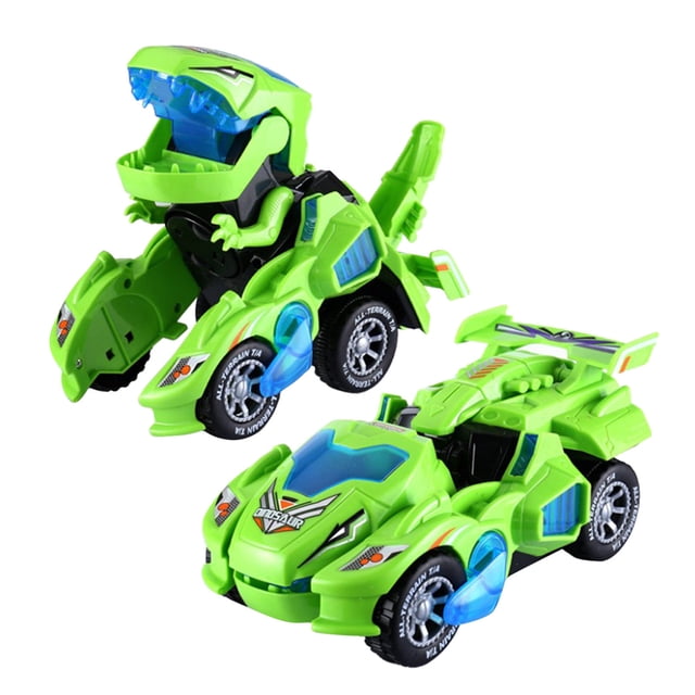Transformando dinosaurio juguetes dinosaurio transformador coche juguete tirar hacia atrás Dino coche de carreras regalo de Navidad Wmkox8yii shdjk6160