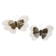 thumbnail image 2 of Saltoro Sherpi 8 Piece Feather Butterfly Accent Decor with Specimen Box, White, 2 of 5