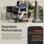 SuperHandy Lightweight 3-Wheel Mobility Scooter - Elder, Handicap, Adults Transport, 48V 2Ah Battery, Long Range, 35 lbs
