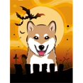thumbnail image 1 of Carolines Treasures BB1783CHF Drapeau Shiba Inu Halloween Toile Taille Maison, 1 of 4