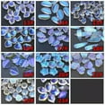 thumbnail image 4 of U8MO 10pcs Flower Petals Aurora Crystal Glass Loose Beads Pendants Jewelry Charms DIY-1#Crescent (6x8mm), 4 of 4