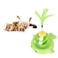 thumbnail image 4 of Cat Track Turntable Toy, Detachable Cat Ball Tower Toy 3  Burrs Free  For Exercise For Kitten Green,Blue, 4 of 8