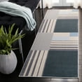 thumbnail image 2 of SAFAVIEH Orwell Braganza Abstract Runner Rug, Charcoal/Beige, 2'2" x 5', 2 of 8
