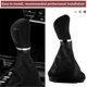 thumbnail image 5 of Black Automatic Gear Shift Knob with Gaitor Boot for Mercedes Benz W203 W204 Auto Accessories, 5 of 5