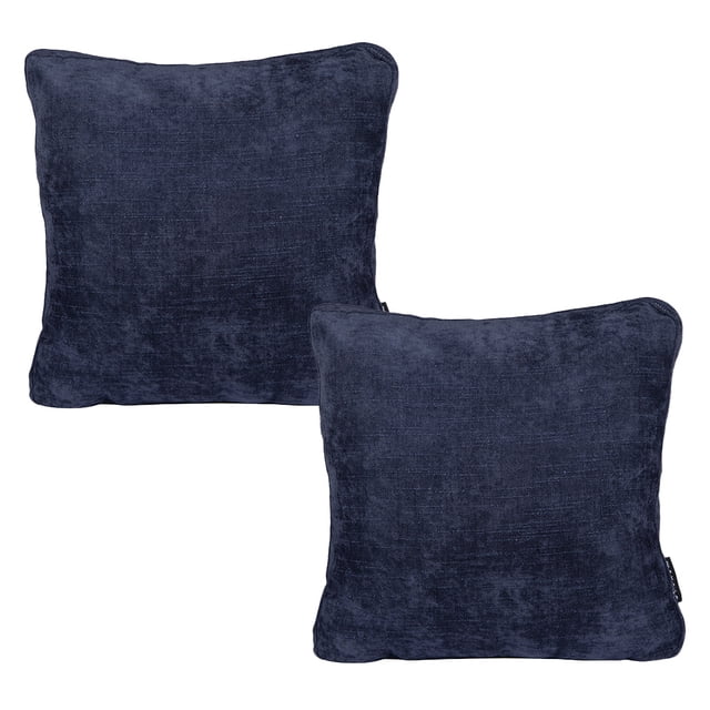 Cojin Decorativo Cuadrado Grande Set de 2 Soho Azul
