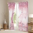 thumbnail image 3 of Homewish Girly Pink Letter L Curtains Pack of 2 (42x84 Each), Romantic Glitter Diamond Curtains Blackout, Teens Kids Girls Women Bedroom Curtains, Living Room Curtains Decor, 3 of 6