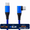 Blue(Bent+type c), variant on NIUTA® USB C to USB C Cable, 3FT/1M Nylon Braided Type C Charging Cord for iPhone 17/16/15 Series, Samsung Galaxy, USB-C Devices, Durable USB C Charger Cable(1Pack)