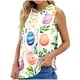 thumbnail image 2 of Xuyuer Happy Easter Holiday Print Essentials Sleeveless For Women - Soft Fitted Pullover Women's Fashion Printed Hooded Sleeveless Casual Daily Wear, 2 of 5