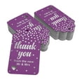 thumbnail image 2 of Inkdotpot Real Silver Foil ThankYou From The New Wedding Tags Favor Hang Paper Tags 50 Pack, 2 of 6