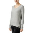 thumbnail image 2 of Rachel Roy Womens Side Zip Pullover Blouse, Grey, Small, 2 of 2